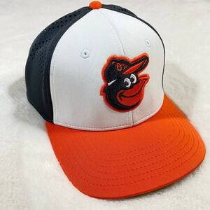 Perforated Fitted OC Sports Baltimore Orioles Retro MLB Hat Baseball Cap M/L